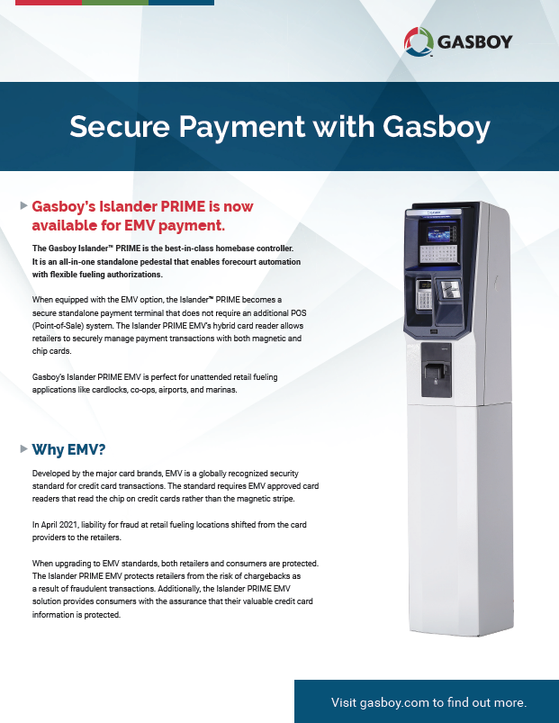 Gasboy EMV Info Sheet