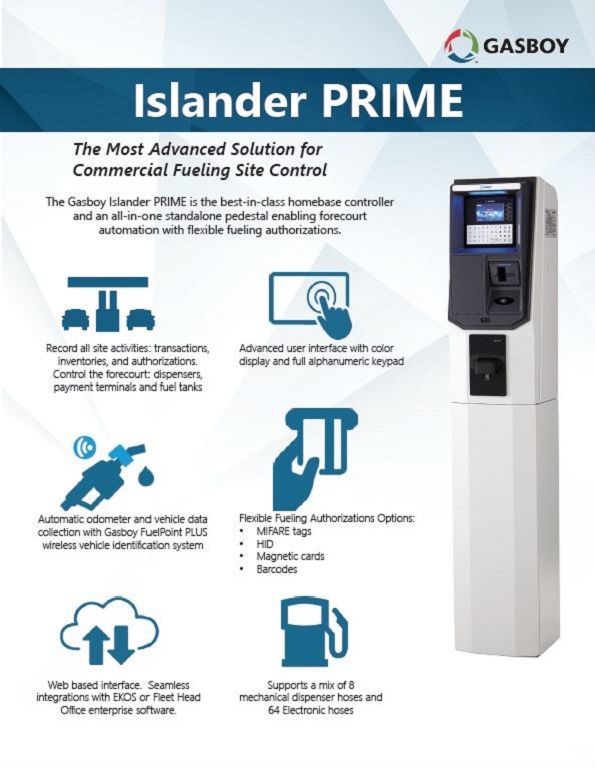 Islander PRIME Product Info Sheet