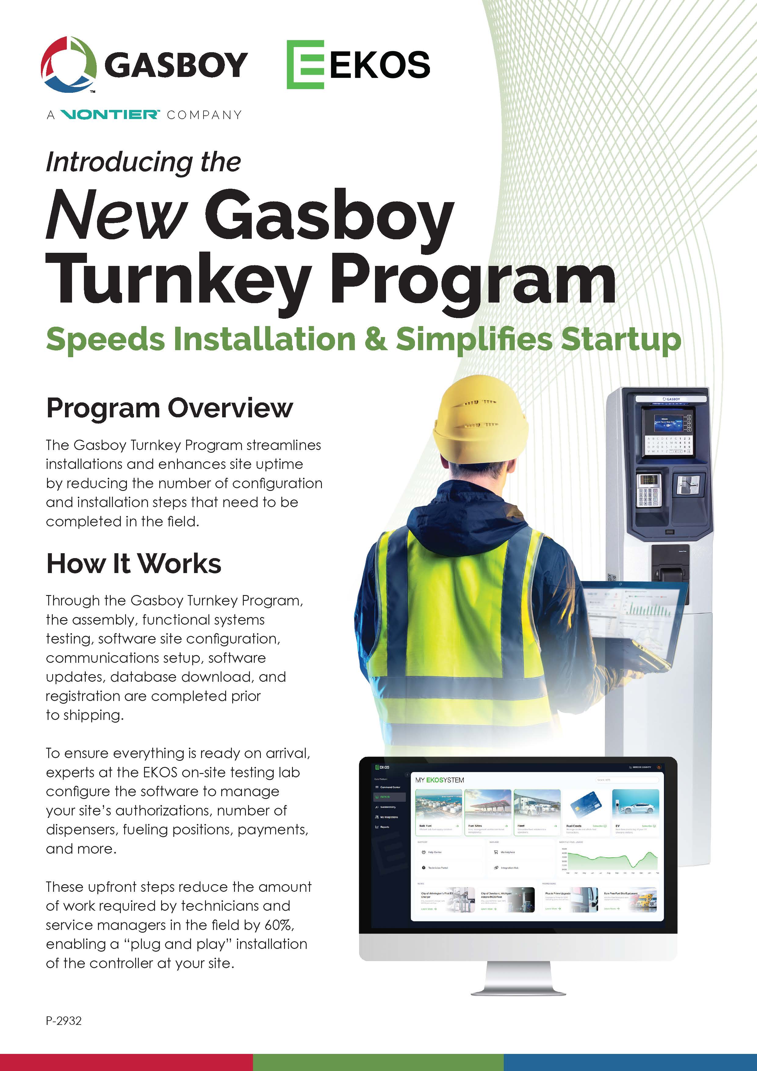 Gasboy & EKOS Turnkey Program 2025 Sales Sheet