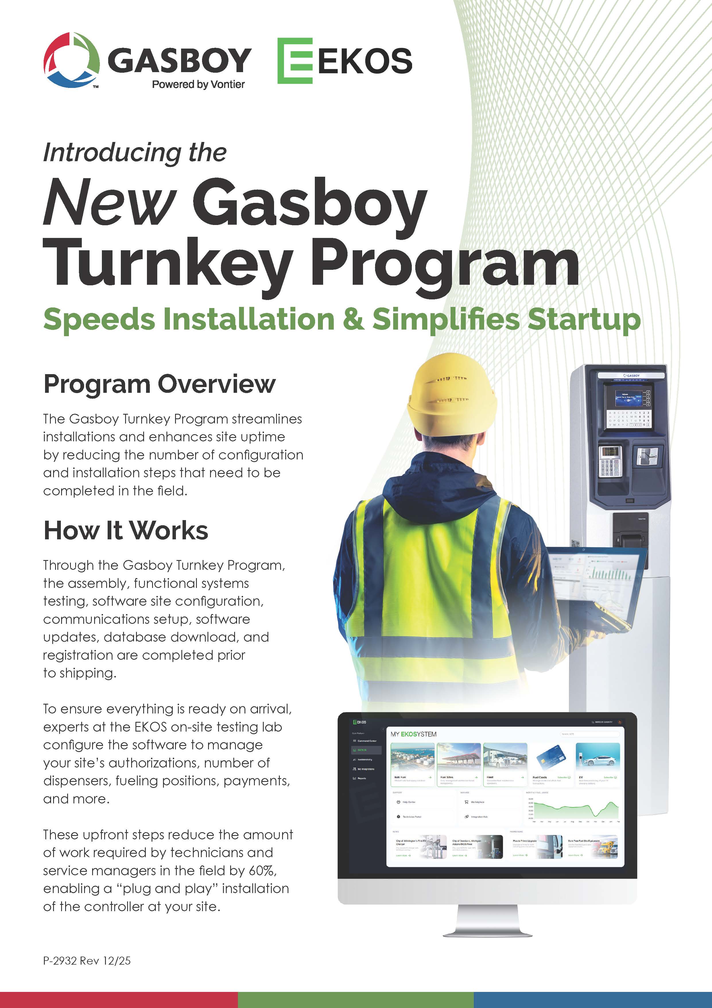 Gasboy & EKOS Turnkey Program Sales Sheet