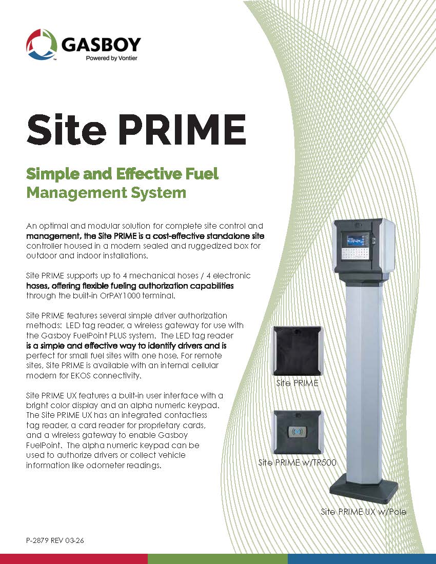 Site Prime Product Info Sheet