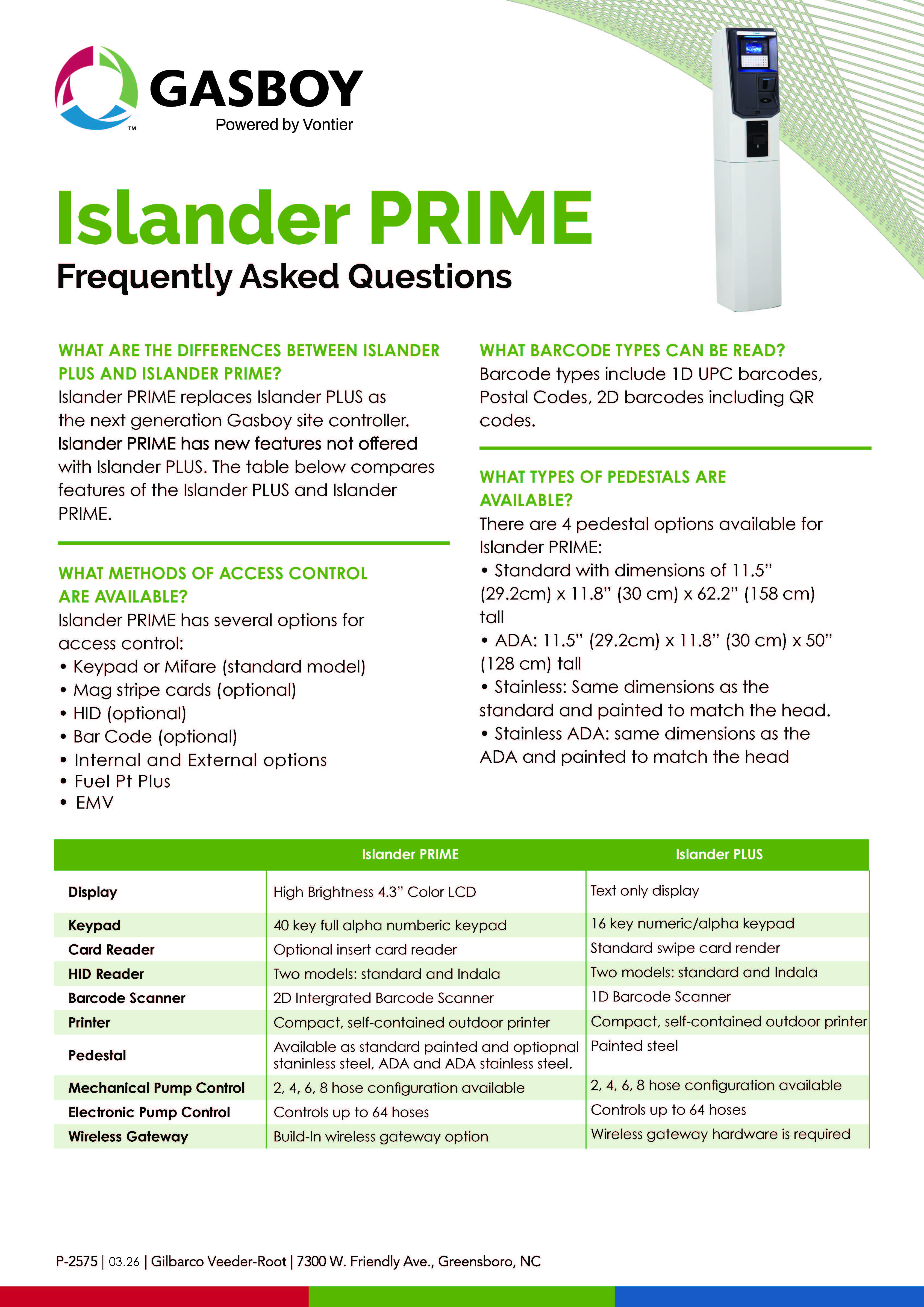 Islander PRIME FAQ