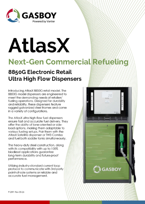 AtlasX 8850G Electronic Retail Ultra High Flow Dispenser
